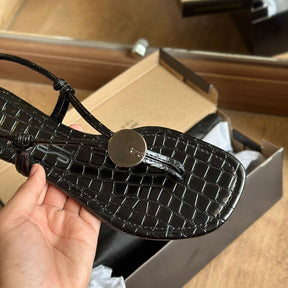Rasteira Santa Lolla Croco Capri 01F7.29D1